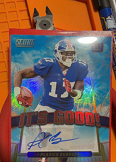 2003 Score #IT'S GOOD! Plaxico Burress — front