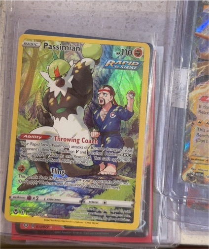 2022 Pokemon TCG Silver Tempest Trainer Gallery #TG08 Passimian — front