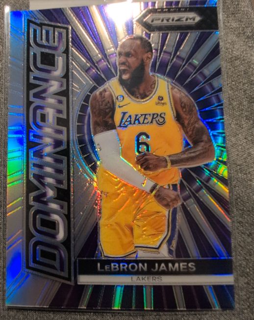 2023-24 Panini Prizm Dominance #3 LeBron James — front