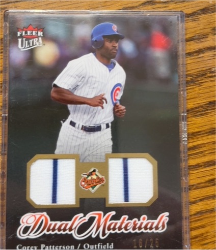 2007 Fleer Ultra Dual Materials #DM-CP Corey Patterson — front