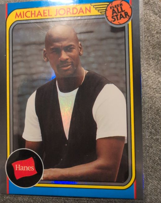 2019 Fleer Hanes #HA-10 Michael Jordan — front