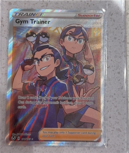 2022 Pokémon Silver Tempest #191 Gym Trainer — front