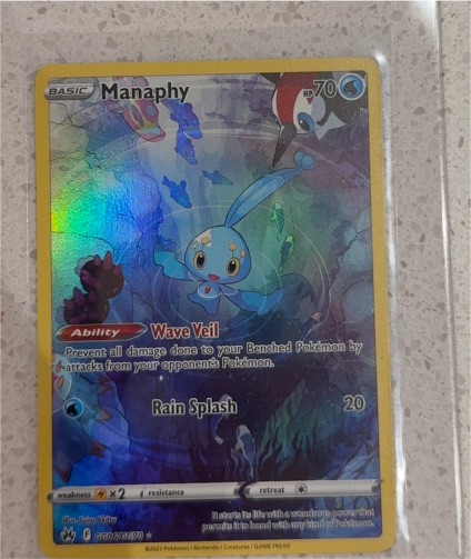 2023 Pokemon Sword & Shield Crown Zenith #GG06 Manaphy — front