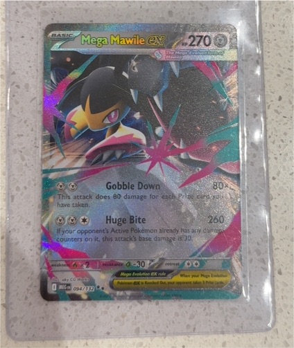 2025 Pokemon Mega Evolution #094 Mega Mawile EX — front