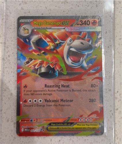 Mega Evolution #022/132 Mega Camerupt EX — front