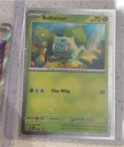 2023 Pokémon SV Black Star Promo #046 Bulbasaur — front