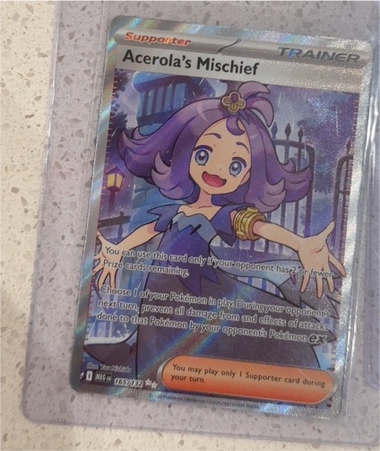 2025 Pokemon Mega Evolutions #165 Acerola's Mischief — front