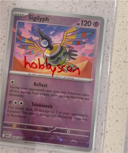 2024 Pokémon SV11w White Flare #038 Sigilyph — front