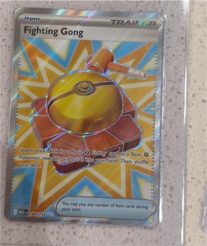 2021 Pokémon TCG Mega Evolution #168 Fighting Gong — front