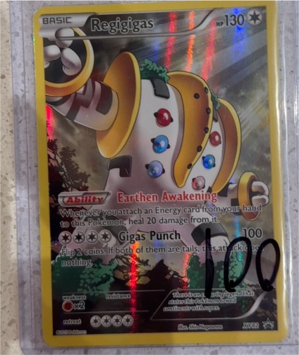 2015 Pokémon XY Black Star Promos #XY82 Regigigas — front