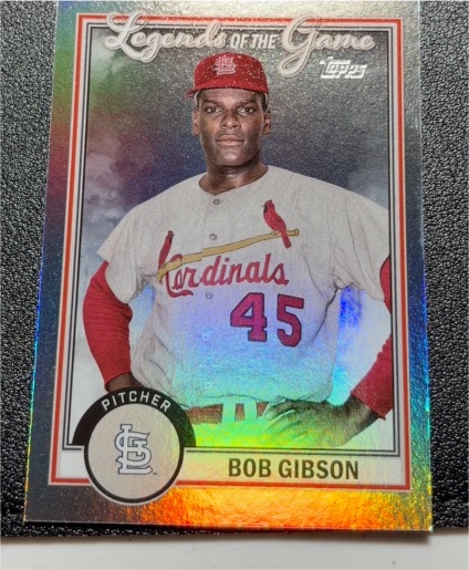 2023 Topps Legends of the Game #LG-21 Bob Gibson — front