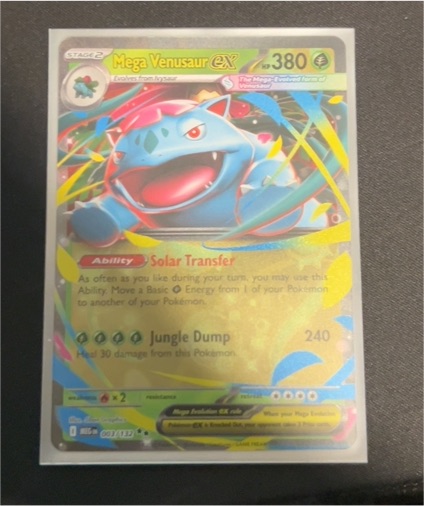 2016 Pokemon XY Evolutions #003 Mega Venusaur EX — front