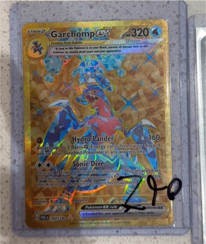 2023 Pokémon SV04: Paradox Rift #260 Garchomp ex — front