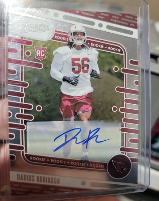 2024 Panini Absolute #127 Darius Robinson Rookie Card — front