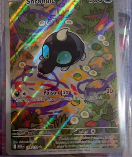 2023 Pokemon ME01 #149 Shroodle Illustration Rare Mega Evolution — front