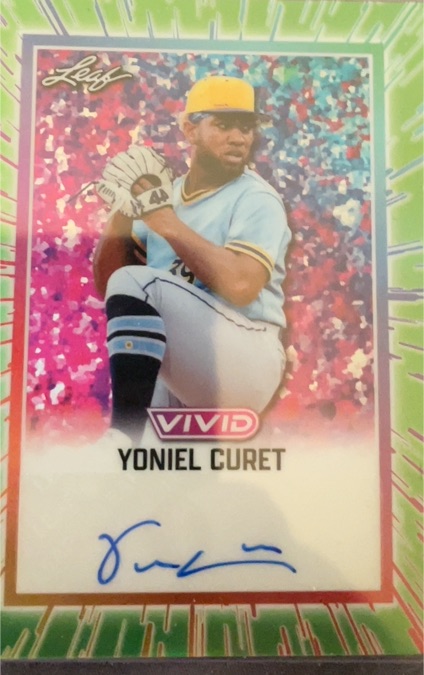 2025 Leaf Vivid #Yoniel Curet — front