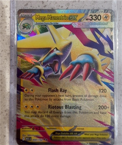 2025 Pokémon Mega Evolution #050 Mega Manectric EX — front