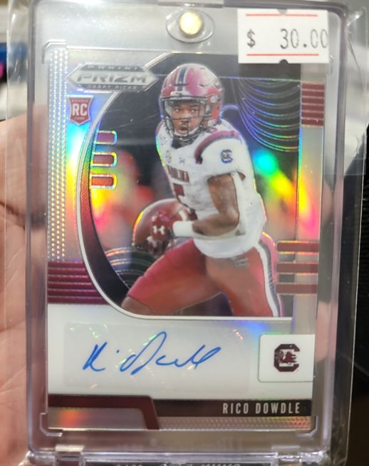 2020 Panini Prizm Draft Picks #RC Rico Dowdle — front