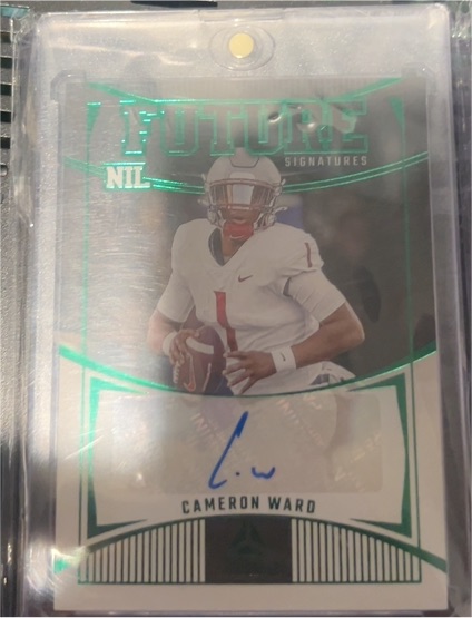 2024 Panini Luminance Future Signatures NIL Cameron Ward — front