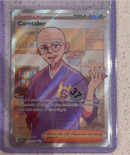 2024 Pokémon SV06 Twilight Masquerade #203 Caretaker — front