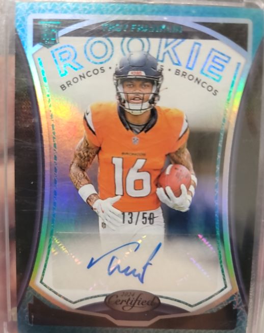 2024 Panini Certified #RS-TFN Troy Franklin — front