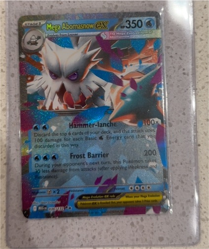 Mega Evolution #036/132 Mega Abomasnow ex — front
