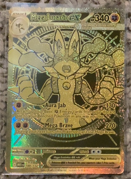 Mega Lucario EX 188/132 — front
