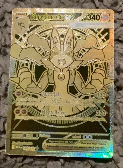 2025 Pokemon TCG Mega Lucario EX #188 — front