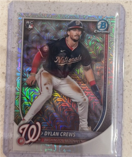 2025 Bowman Chrome #3 Dylan Crews — front
