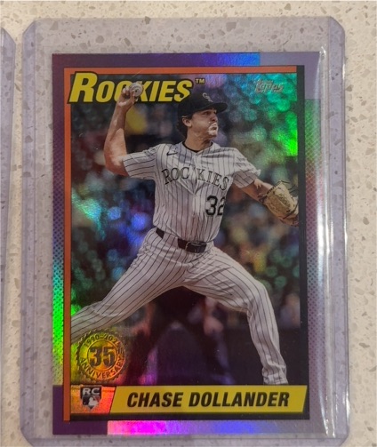 2025 Topps Update #U90-50 Chase Dollander — front