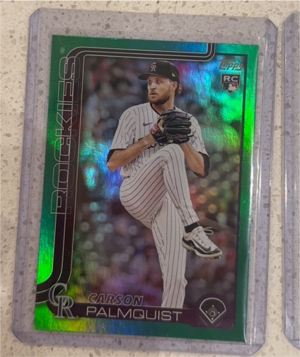 2025 Topps Update #US321 Carson Palmquist — front