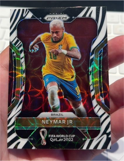 2022 Panini Prizm FIFA World Cup Qatar #32 Neymar Jr Brazil — front