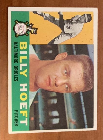1960 Topps #369 Billy Hoeft — front