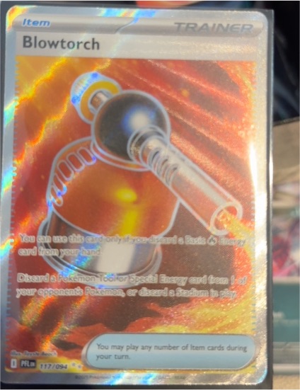 2025 Pokémon Phantasmal Flames #117 Blowtorch — front