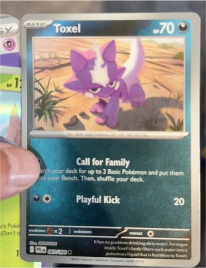 2025 Pokemon ME02: Phantasmal Flames #067 Toxel — front