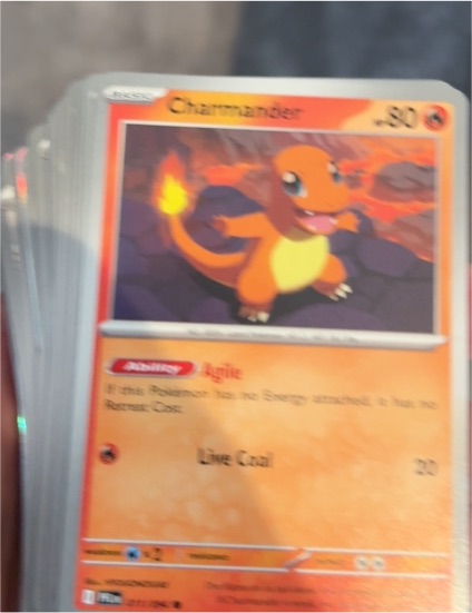 2025 Pokemon ME02: Phantasmal Flames #011 Charmander — front