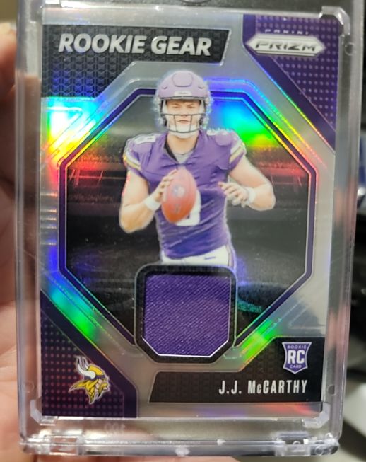 2024 Panini Prizm Rookie Gear #RG-JJM J.J. McCarthy — front
