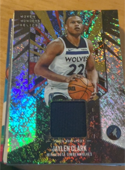 2025-26 Topps Woven Wonders Relics Jaylen Clark — front