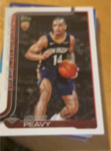 2025-26 Topps #241 Micah Peavy — front