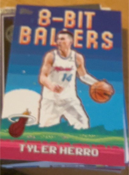 2025-26 Topps #8B-2 Tyler Herro 8-Bit Ballers — front