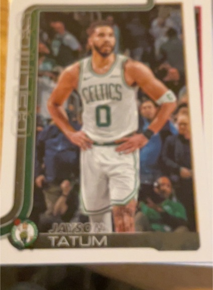 2025-26 Topps #1 Jayson Tatum — front