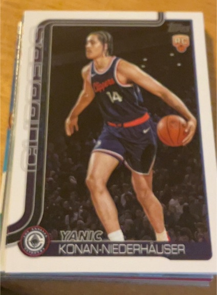 2025-26 Topps #230 Yanic Konan-Niederhäuser — front