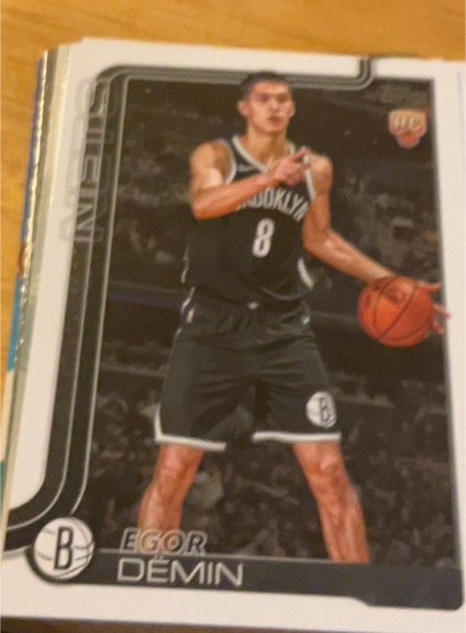 2025-26 Topps #208 Egor Demin — front
