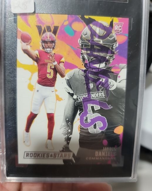 2024 Panini Rookies & Stars Rookie Exclusive #RE-JDS Jayden Daniels — front