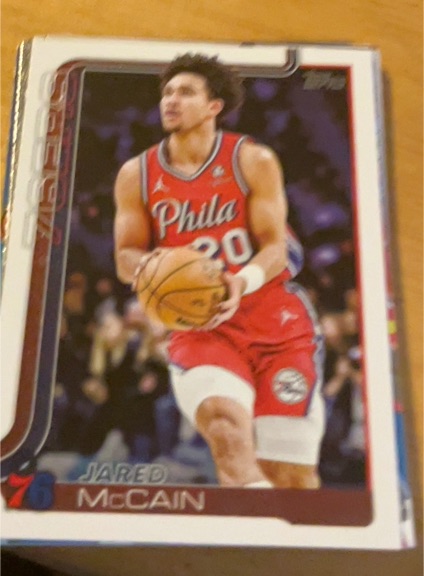 2025-26 Topps #24 Jared McCain — front