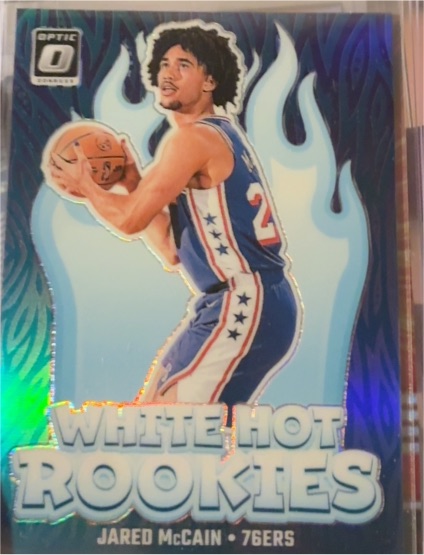 2024-25 Donruss Optic #2 Jared McCain White Hot Rookies — front