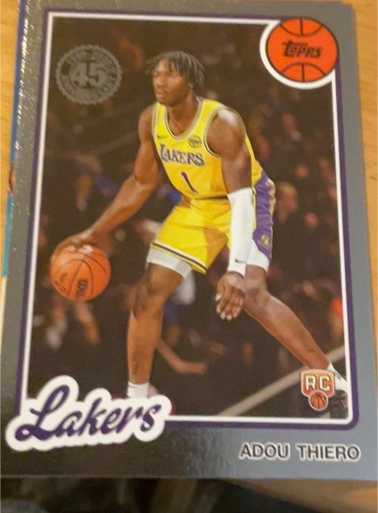 2025-26 Topps #80BK-79 Adou Thiero — front