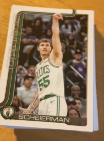 2025-26 Topps #5 Baylor Scheierman — front