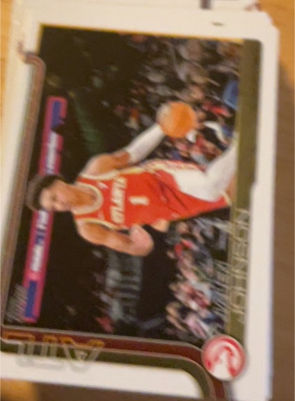 2022-23 Panini Hoops #1 Trae Young — front