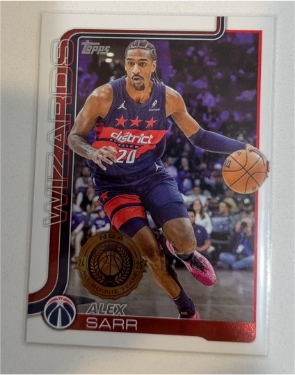 2025-26 Topps #96 Alex Sarr — front